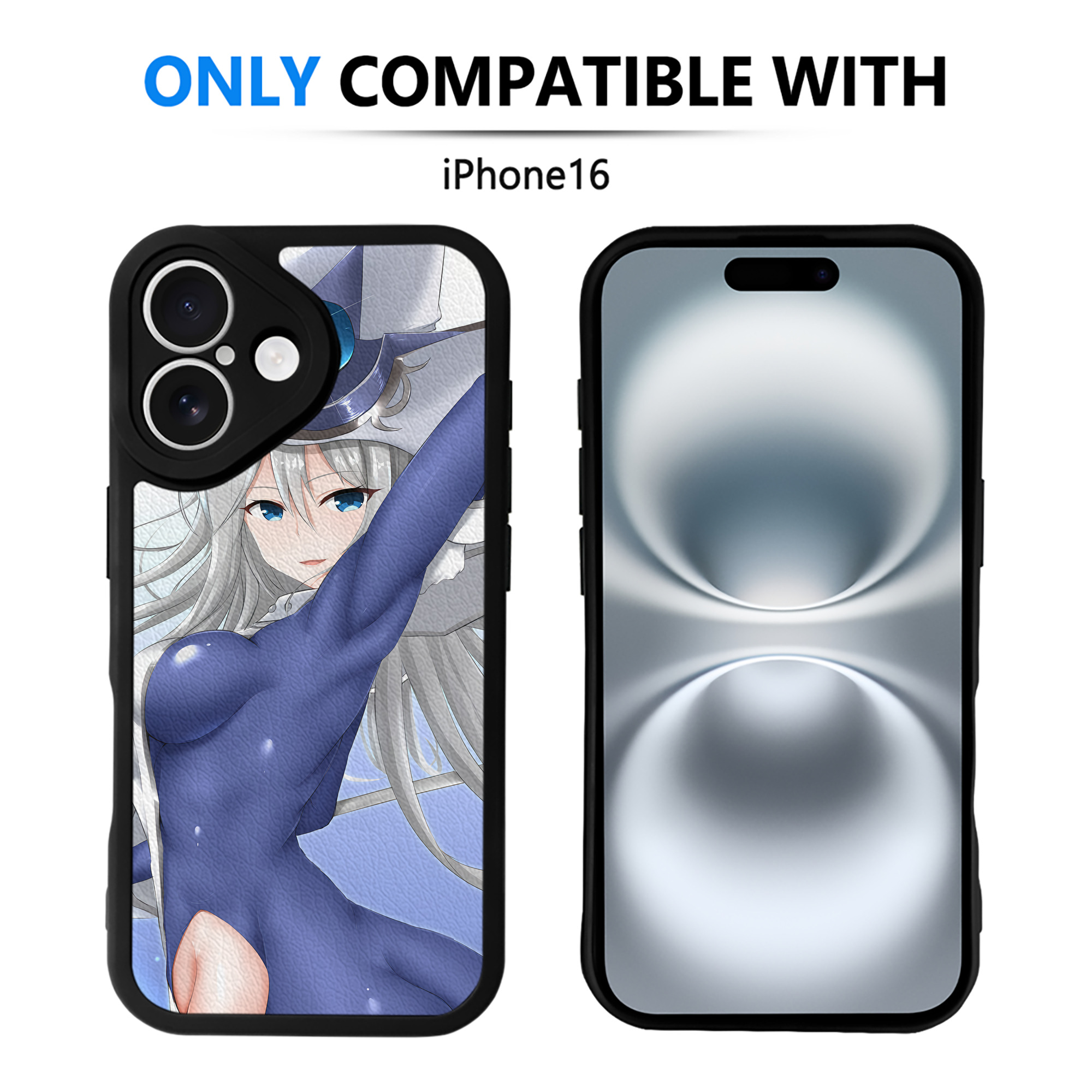 （画像用） 遊☆戯☆王 Yu-Gi-Oh! 【iPhone 16シリーズ対応】シリコンスマホケース（レザー調） 材質：シリコン